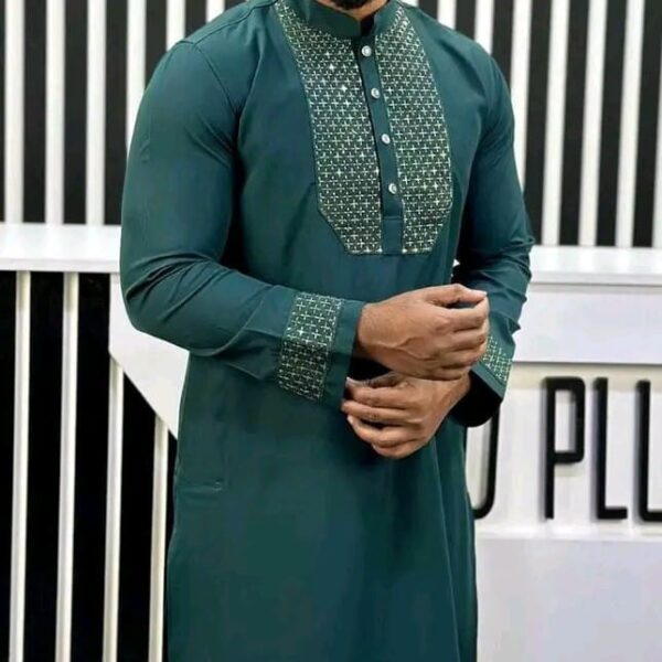 Stretch Punjabi Sea Green