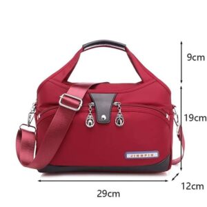 High Quality Large Capacity Waterproof Anti-theft Fashion Ladies Bag (Black)