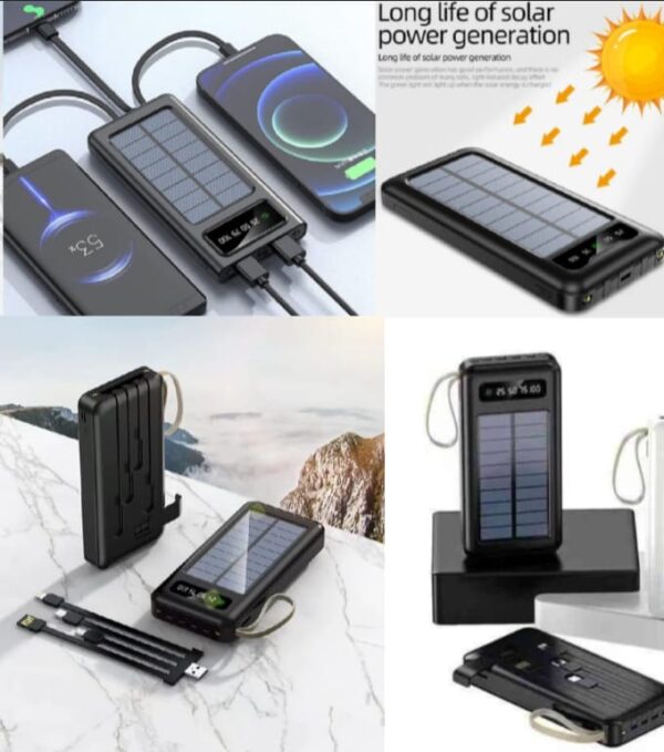 20000mAh Smart Mini Solar Power Bank