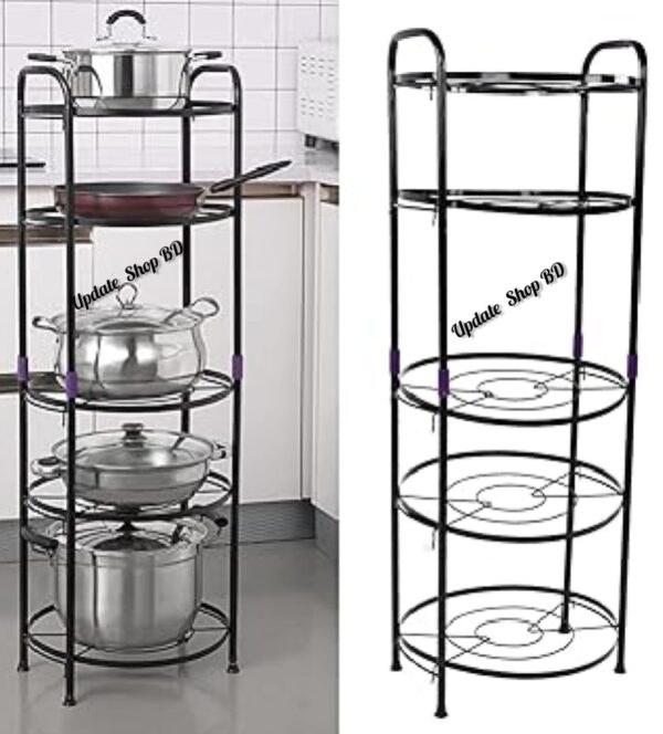 5 Layer Kitchen Pot Rack - Image 3
