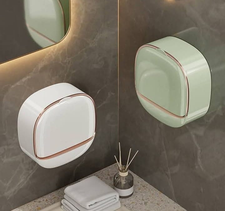 Soap Holder Set with Adhesive Hook-3 Pcs - Image 3